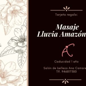 ¡NUEVO! MASAJE CORPORAL. Lluvia Amazónica