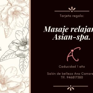 MASAJE CORPORAL ESPECIAL. Asian-Spa