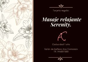 ¡NUEVO! MASAJE CORPORAL. Serenity