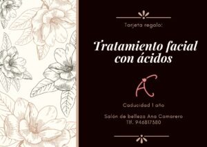 NUEVO Tratamiento facial con Ácidos